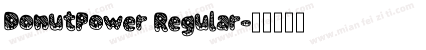 DonutPower Regular字体转换